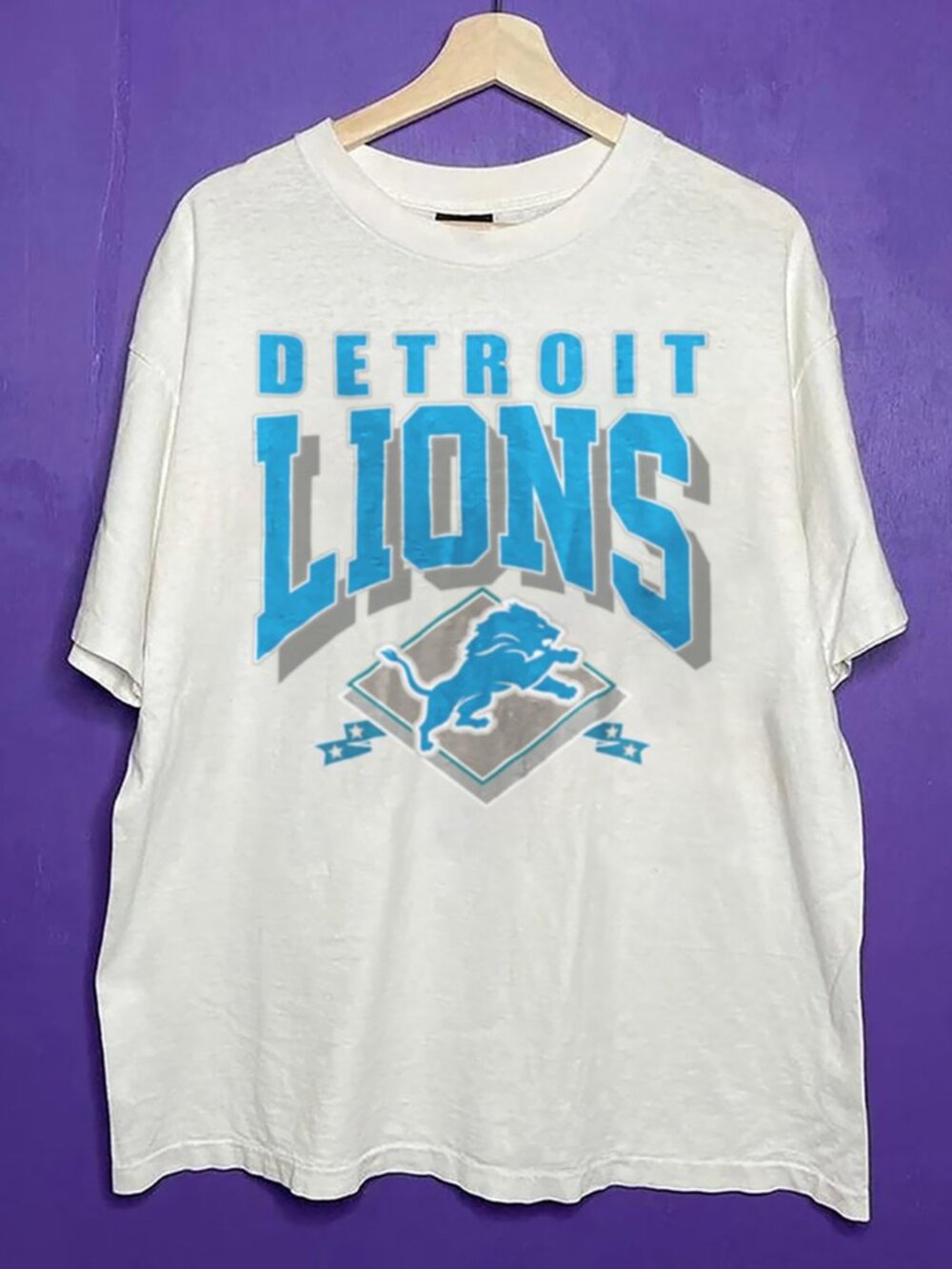 Retro Detroit Lions Football Style Shirt, NFL Detroit Lions Men Women Shirt Tee